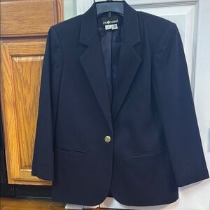 Sag Harbor Blue Blazer Classic Suit Jacket
